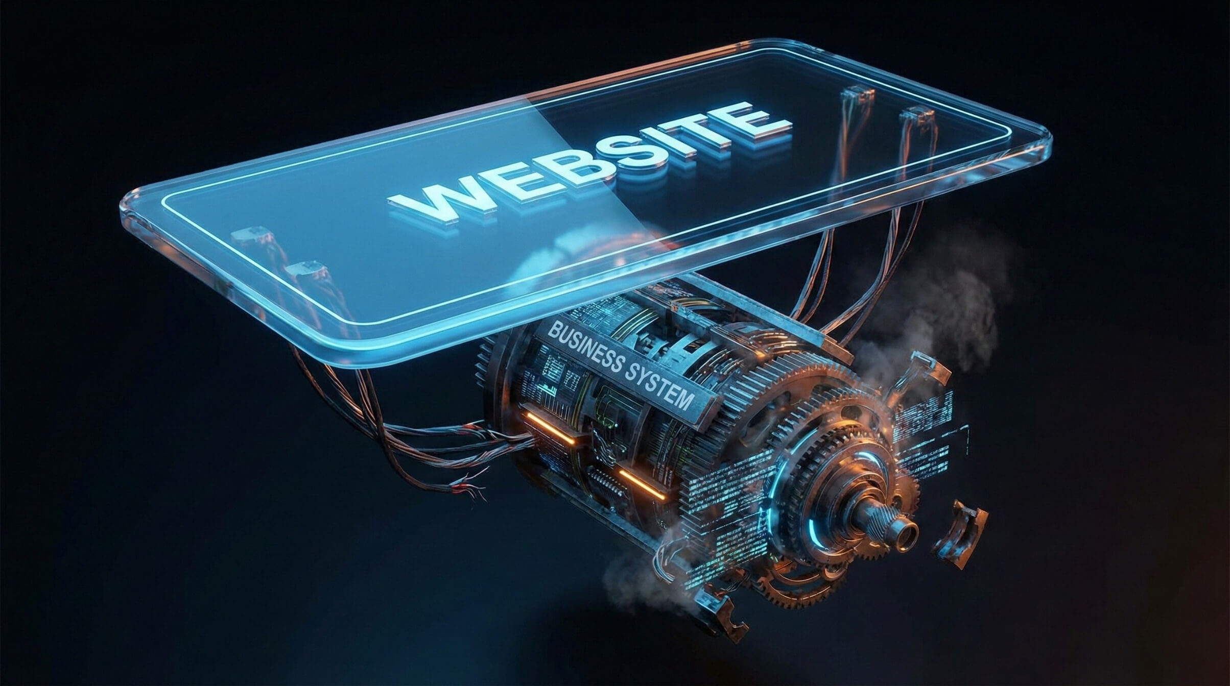 Por qué una web bonita no es un sistema de negocio